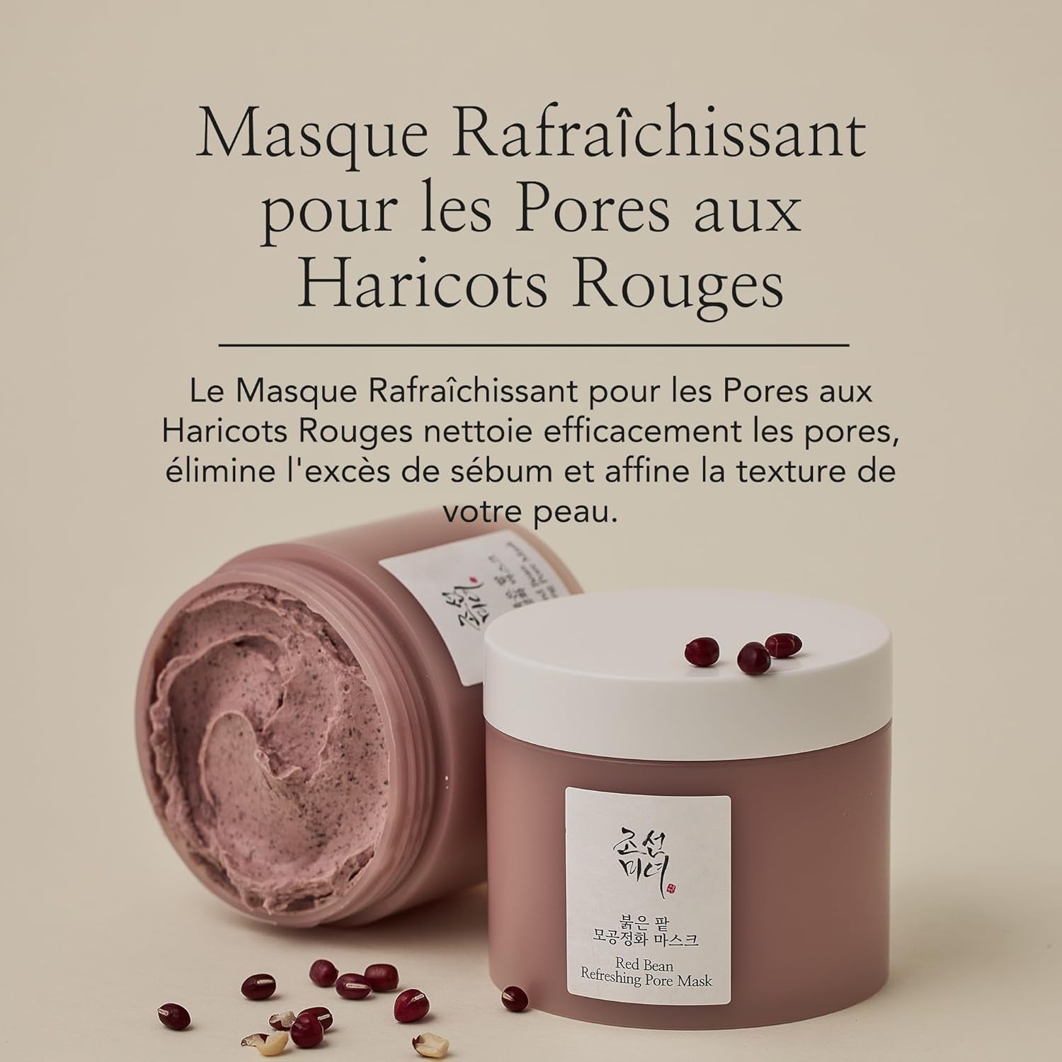 Masque Rafraîchissant Pour Les Pores Aux Haricots Rouges 140 Ml, 4,73 Fl.Oz