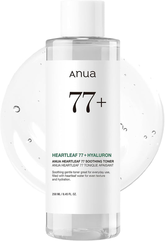 Heartleaf 77% Toner Visage – Lotion Tonique Apaisante Et Hydratante Pour Peau Sensible, Rougeurs & Barrière Cutanée, Skincare Coréenne, 250Ml