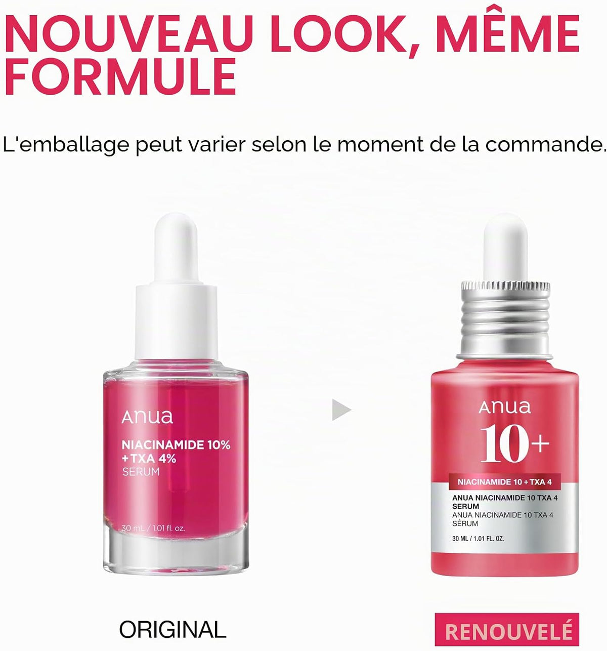 Niacinamide 10% TXA 4 Sérum Éclat – Sérum Visage Hydratant & Anti-Imperfections, Peau Sensible, Skincare Coréenne, 30Ml (30Ml)