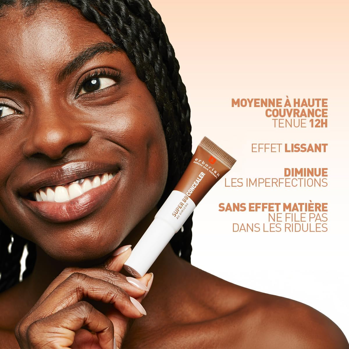 – Super BB CONCEALER – Anticernes-Soin Haute Couvrance Enrichi En Niacinamide Et SPF 25 - Correcteur Yeux Hydratant, Fini Naturel – Cosmétique Coréenne