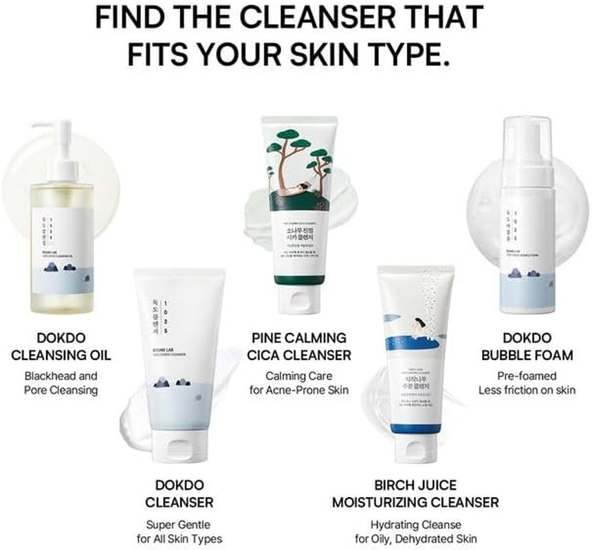 1025 DOKDO Foam Facial Cleanser (150 Ml 5.07 Fl.Oz)