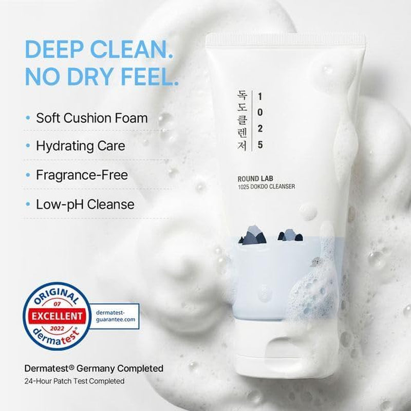 1025 DOKDO Foam Facial Cleanser (150 Ml 5.07 Fl.Oz)