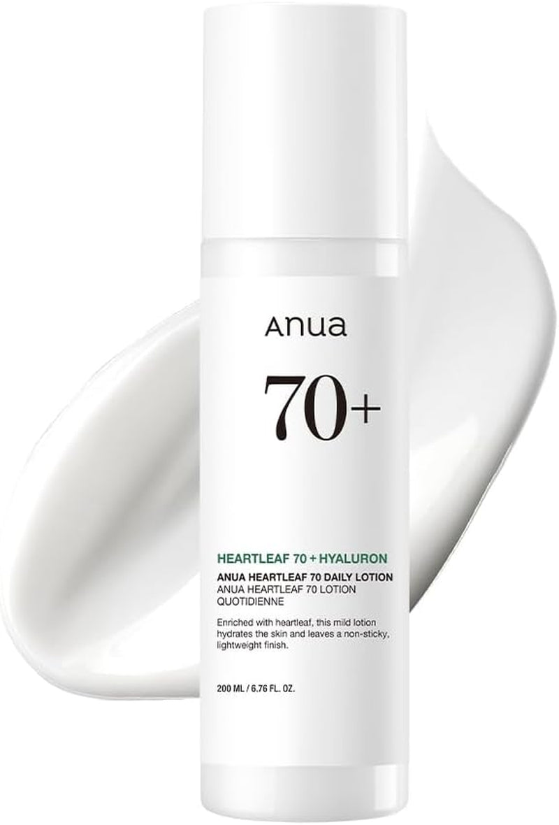 Lotion Quotidienne Heartleaf, Hydratant Pour Le Visage À L'Acide Hyaluronique Pour Peaux Sensibles, Légère, 200 Ml/6,76 Oz Liq.