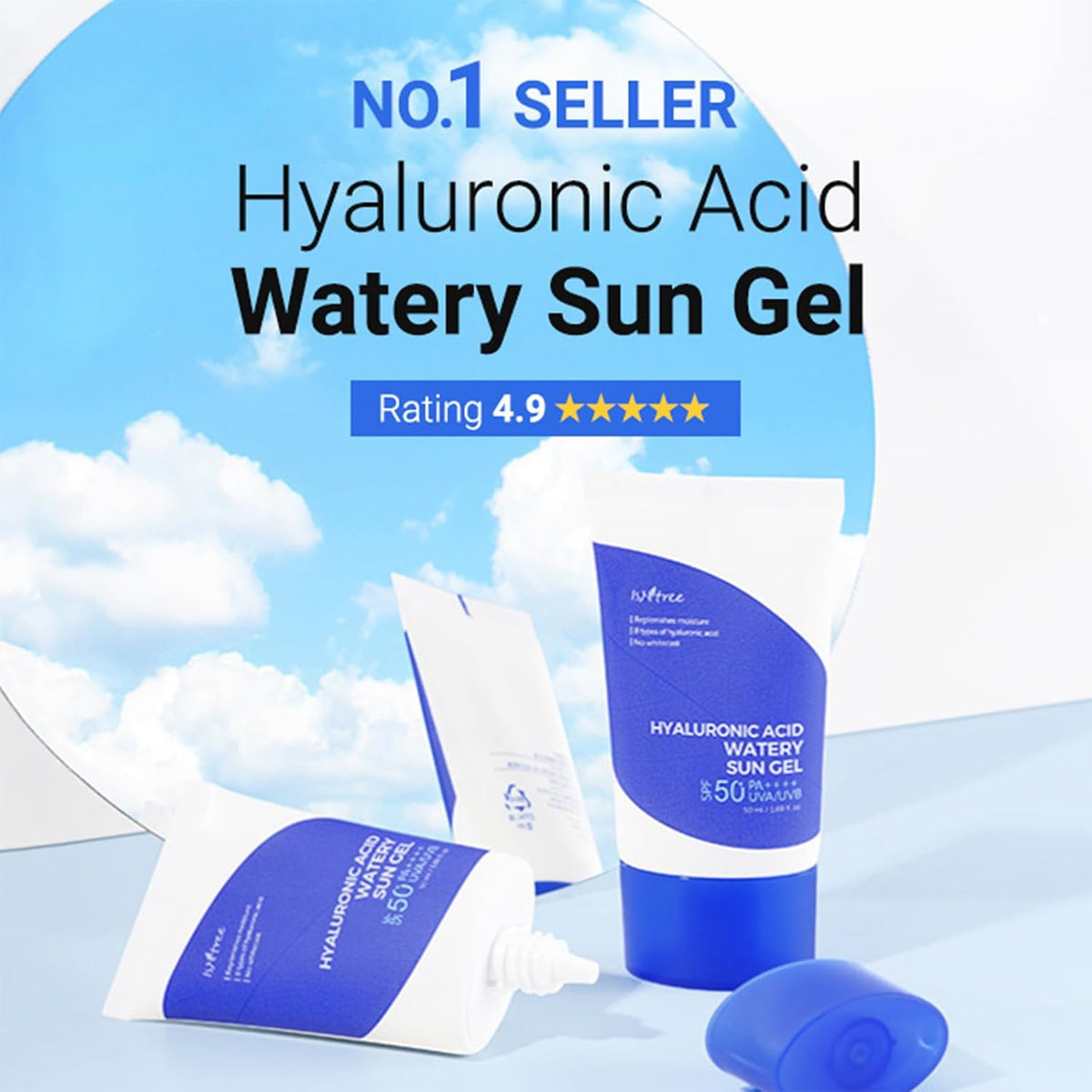 Isntree Watery Sun Gel, texture gel
