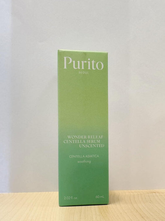 PURITO Centella Unscented Serum, Korean Centella, for All Skin Types, Ampoule, Soothing, Calming, Facial Serum for Face, Vegan & Cruelty-Free, Korean Skin Care, 60Ml 2Fl.Oz