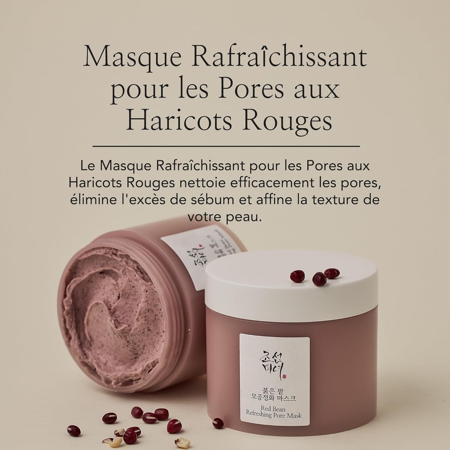 Masque Rafraîchissant Pour Les Pores Aux Haricots Rouges 140 Ml, 4,73 Fl.Oz