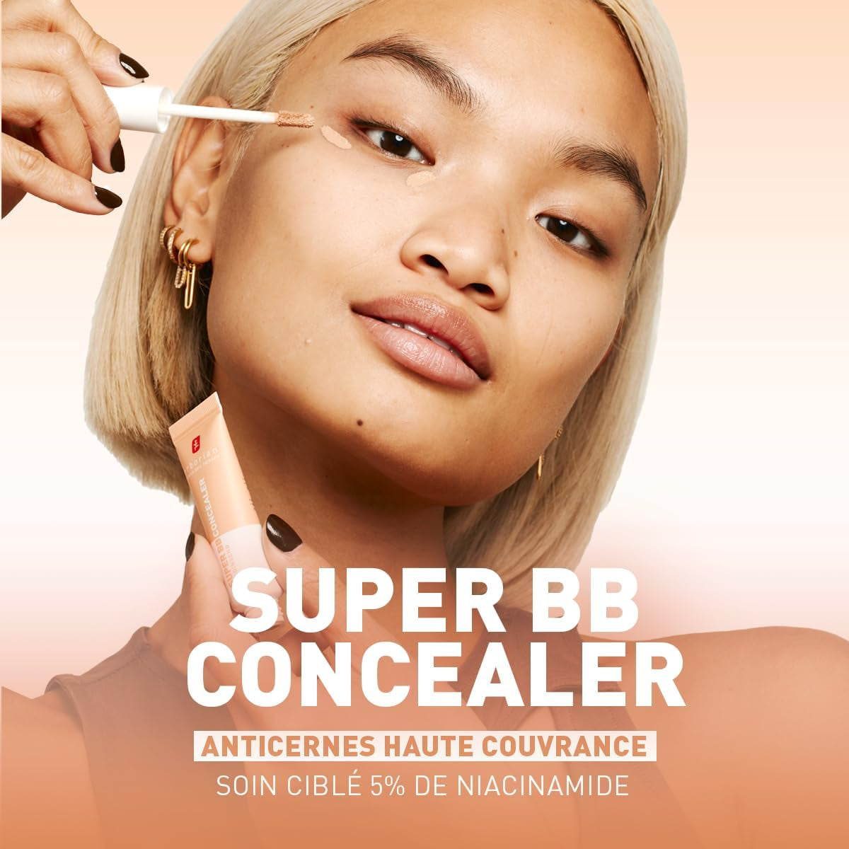 – Super BB CONCEALER – Anticernes-Soin Haute Couvrance Enrichi En Niacinamide Et SPF 25 - Correcteur Yeux Hydratant, Fini Naturel – Cosmétique Coréenne