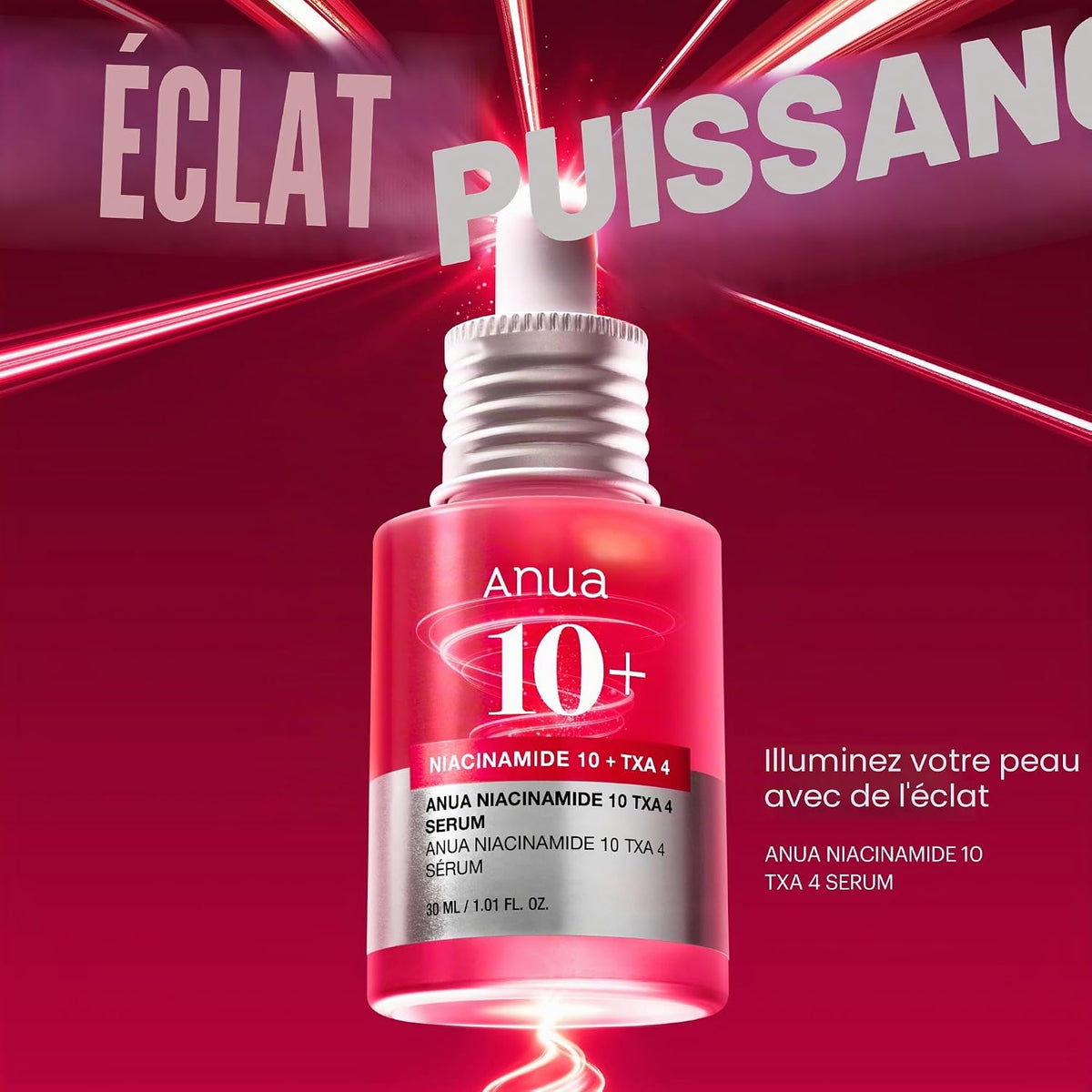 Niacinamide 10% TXA 4 Sérum Éclat – Sérum Visage Hydratant & Anti-Imperfections, Peau Sensible, Skincare Coréenne, 30Ml (30Ml)