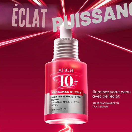 Niacinamide 10% TXA 4 Sérum Éclat – Sérum Visage Hydratant & Anti-Imperfections, Peau Sensible, Skincare Coréenne, 30Ml (30Ml)